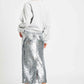 POM Amsterdam Skirts SKIRT - Sequins Silver