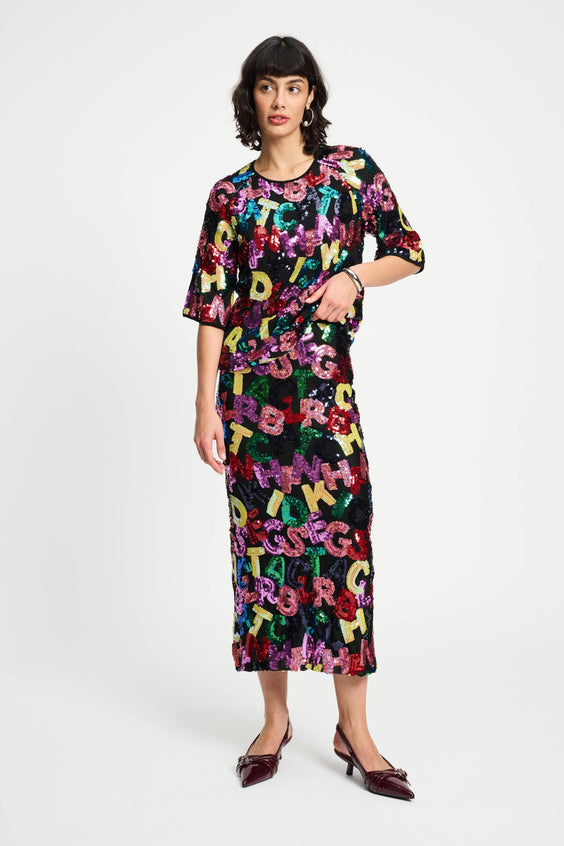 POM Amsterdam Skirts SKIRT - Splashing Letters