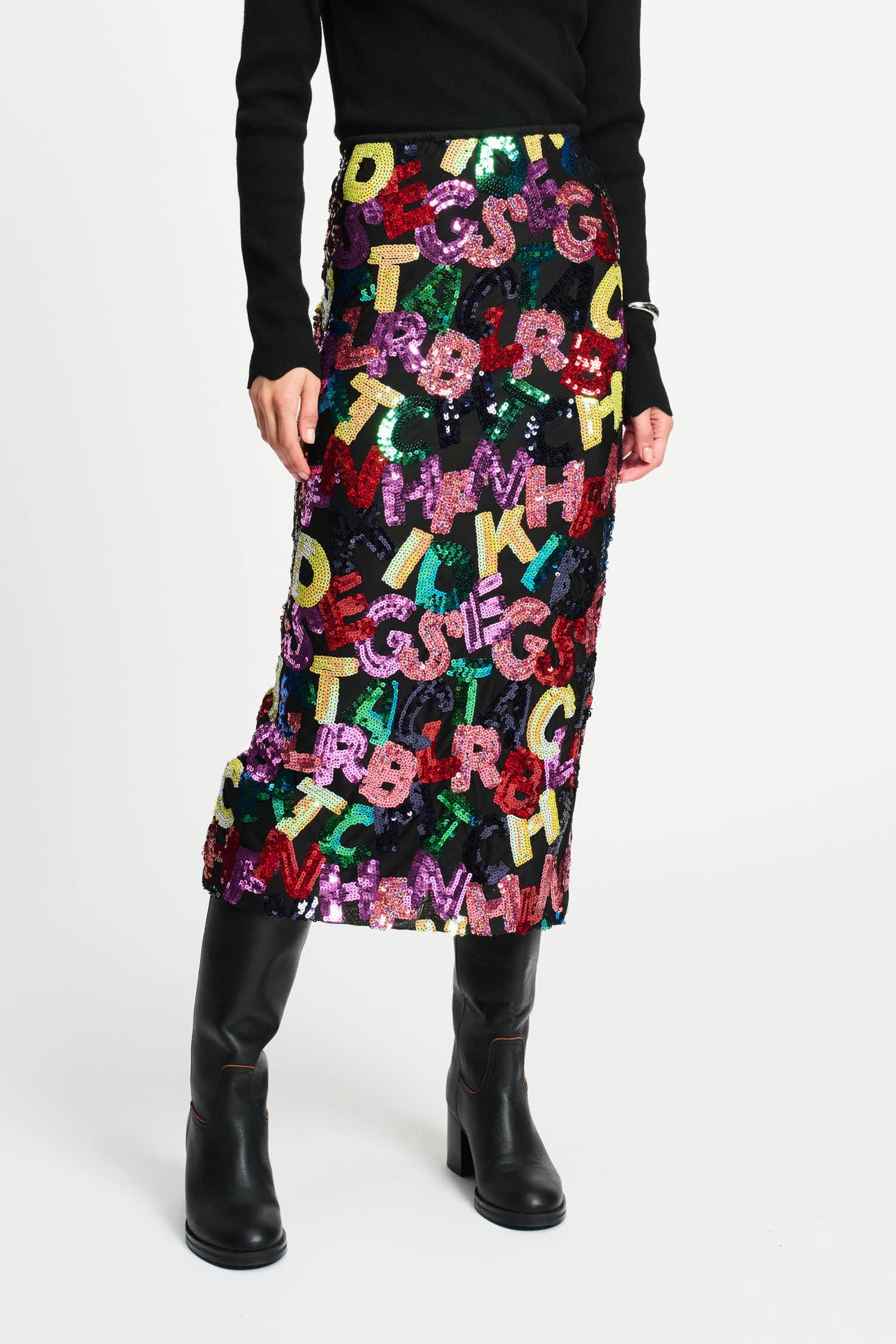 POM Amsterdam Skirts SKIRT - Splashing Letters