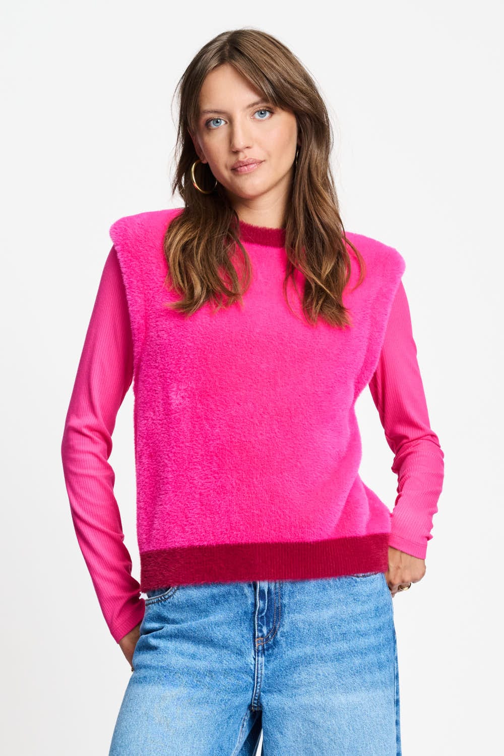 POM Amsterdam Spencers Pink / 34 SPENCER - Shelly Ultra Pink