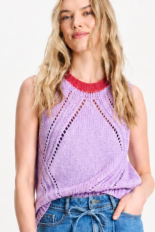 POM Amsterdam Spencers Purple / 34 SPENCER - Colourblock Lavender