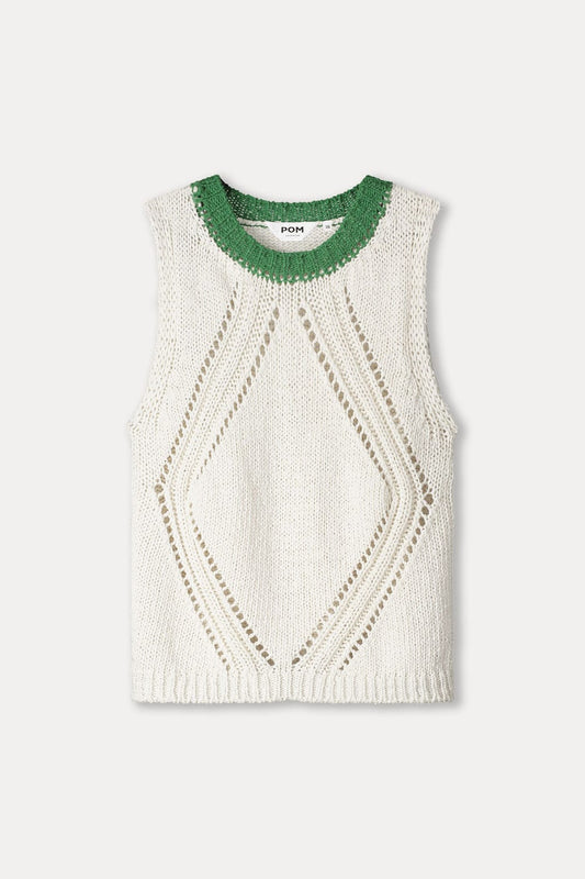 POM Amsterdam Spencers SPENCER - Colourblock White