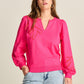POM Amsterdam Sweaters PULLOVER - Pink Glow