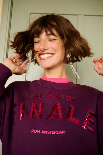 POM Amsterdam Sweaters Purple / 34 SWEATER - Sophie The Grand Finale