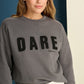 POM Amsterdam Sweaters SWEATER - Dare To Be Anthracite
