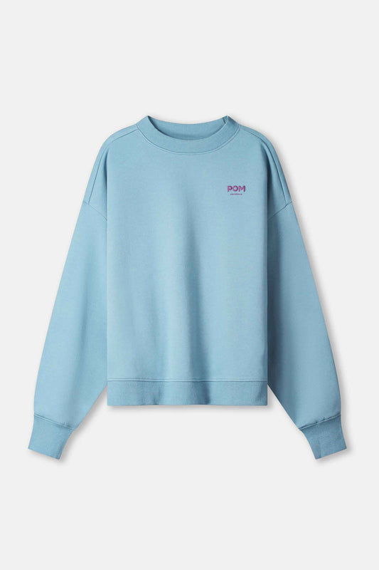 POM Amsterdam Sweaters SWEATER - Dawn Blue