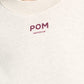 POM Amsterdam Sweaters SWEATER - POM Grey Melange