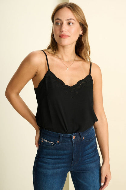 POM Amsterdam Tops Black / 34 TOP - Emmi Black