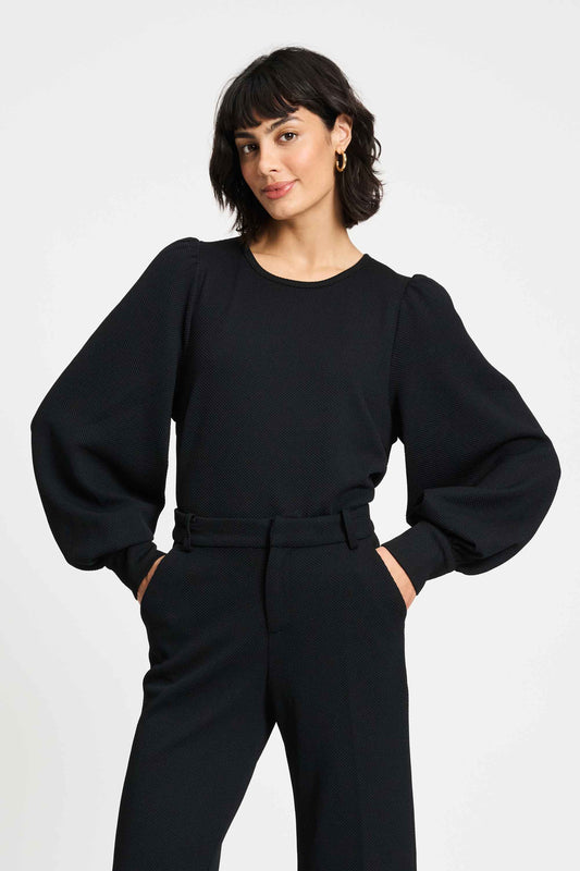 POM Amsterdam Tops Black / 34 TOP - Kae Black