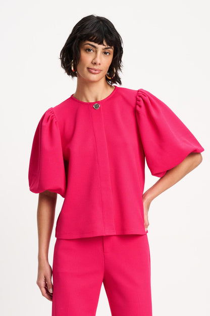 POM Amsterdam Tops Pink / 34 TOP - Bright Rose