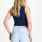 POM Amsterdam Tops TANKTOP - Rue Eternal Blue