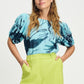 POM Amsterdam Tops TOP - Artisan Blue Sequins