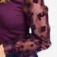 POM Amsterdam Tops TOP - Britt Dark Plum