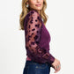 POM Amsterdam Tops TOP - Britt Dark Plum