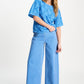 POM Amsterdam Tops TOP - Flora Smashing Blue