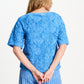 POM Amsterdam Tops TOP - Flora Smashing Blue