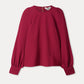 POM Amsterdam Tops TOP - Kae Burgundy Red