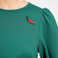 POM Amsterdam Tops TOP - Kae Pine Green