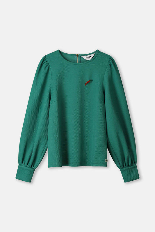 POM Amsterdam Tops TOP - Kae Pine Green