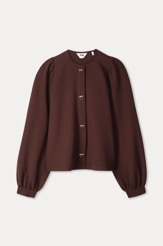 POM Amsterdam Tops TOP - Kaylee Chocolate Brown