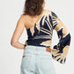 POM Amsterdam Tops TOP - One Shoulder Artisan Sand