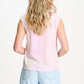 POM Amsterdam Tops TOP - Sequins Shell Pink