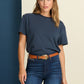 POM Amsterdam Tshirts TSHIRT - Eef Dark Blue