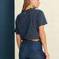 POM Amsterdam Tshirts TSHIRT - Eef Dark Blue