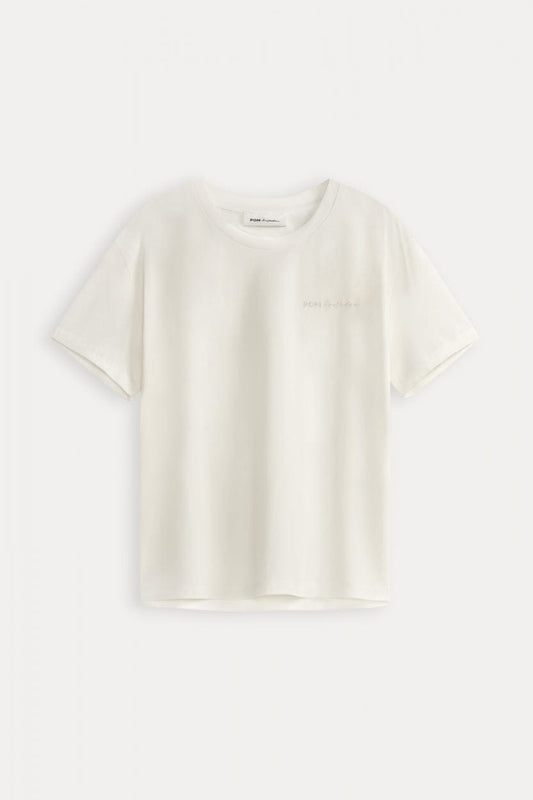 POM Amsterdam Tshirts TSHIRT - Eef Ecru