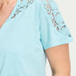 POM Amsterdam Tshirts TSHIRT - Ellen Sky Blue