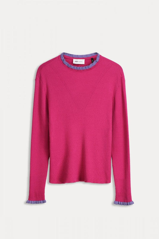 POM Amsterdam Turtlenecks TURTLENECK - Fiery Pink