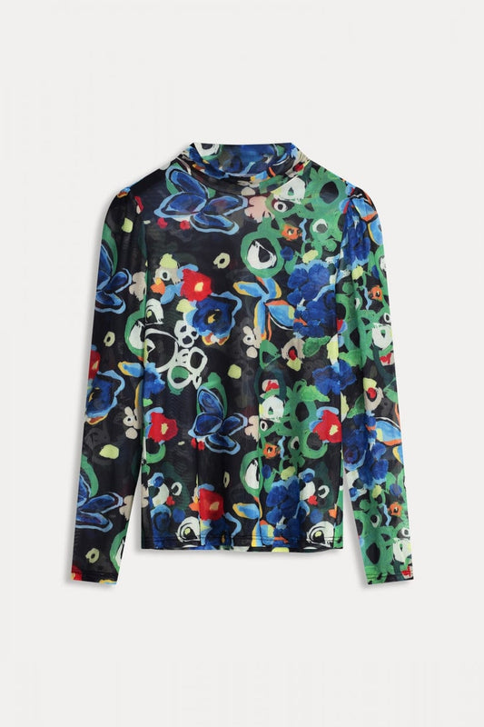 POM Amsterdam Turtlenecks TURTLENECK - Flower Glory Multi