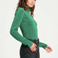 POM Amsterdam Turtlenecks TURTLENECK - Glitter Pine Green