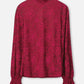 POM Amsterdam Turtlenecks TURTLENECK - Ruby Lace Burgundy Red