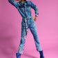 POM Amsterdam Jumpsuits JUMPSUIT - Denim Indigo Blue